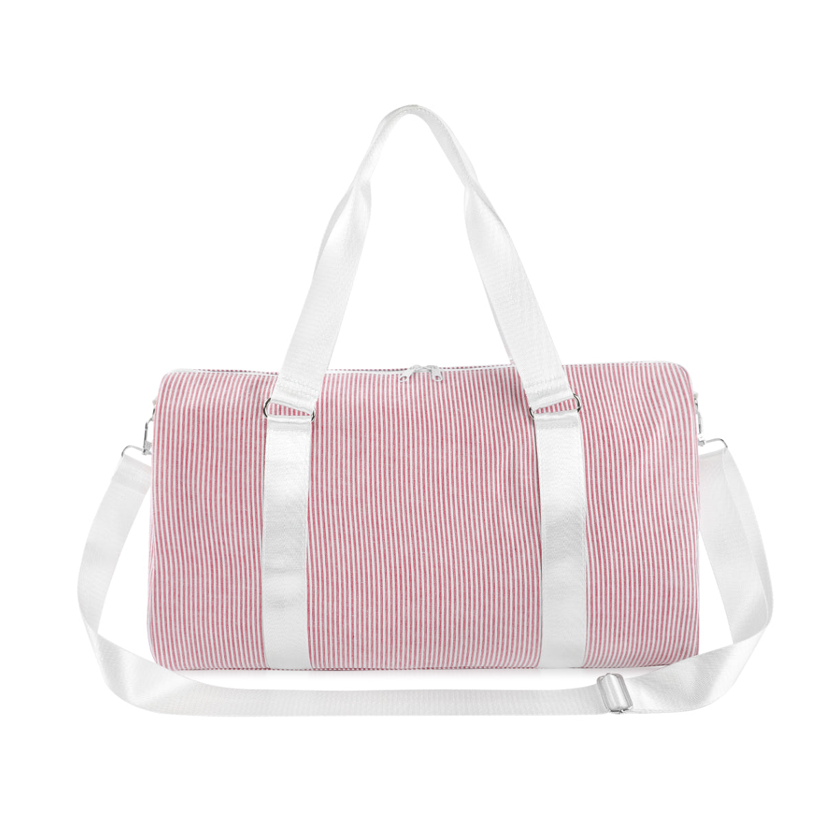 Lil' Engine Seersucker Duffel Bag