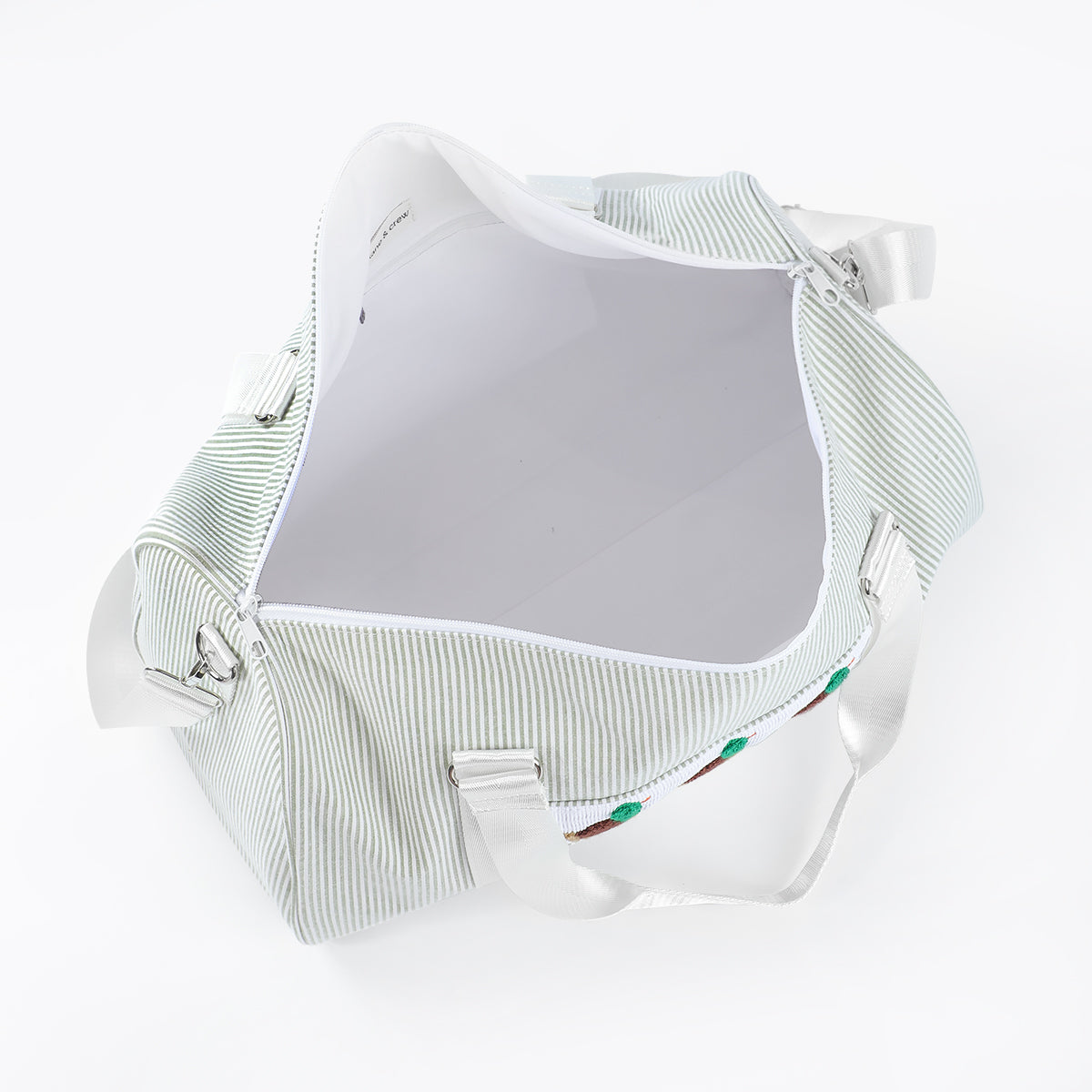 Little Ducks Seersucker Duffel Bag