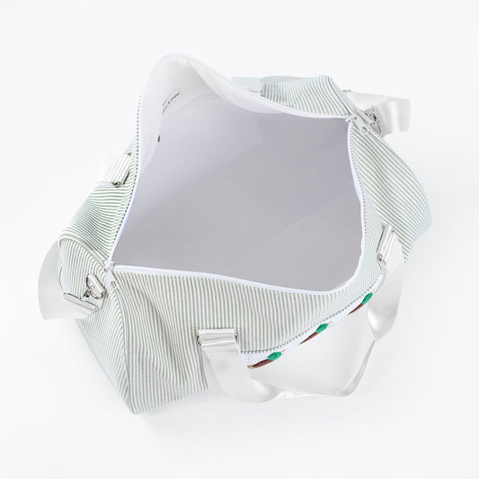 Little Ducks Seersucker Duffel Bag