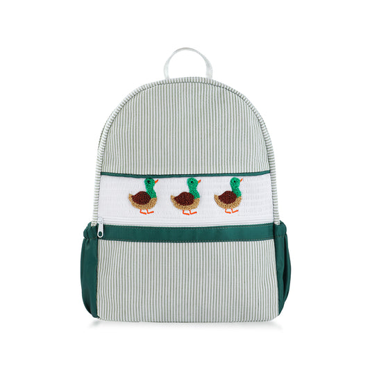 Little Ducks Seersucker Backpack